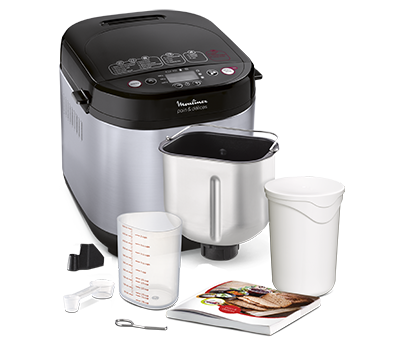 

Хлебопечь Moulinex Pain and delices ow240e 650 Вт, серебристый/черный (OW240E30), Pain and delices ow240e