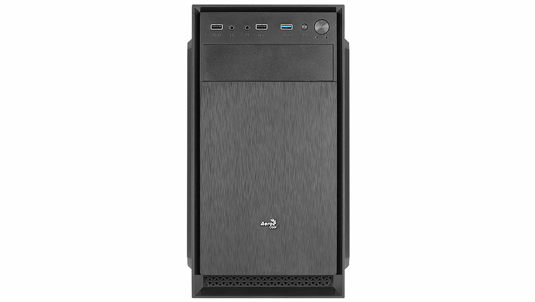 Корпус AeroCool CS-104-S-BK-v1, mATX, Mini-Tower, USB 3.0, черный, без БП (4710562759358)