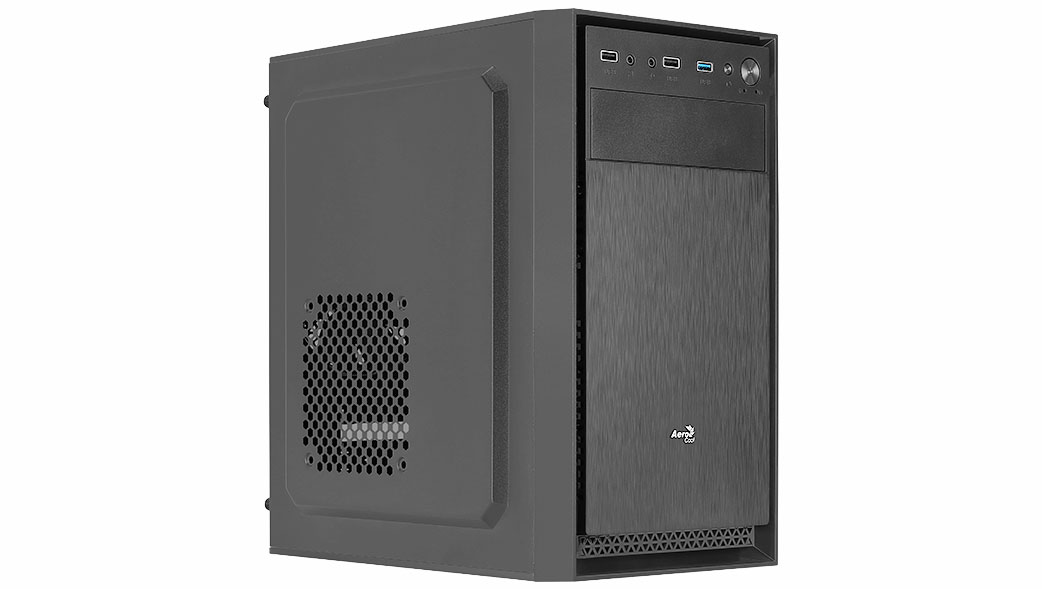 Корпус AeroCool CS-104-S-BK-v1, mATX, Mini-Tower, USB 3.0, черный, без БП (4710562759358)