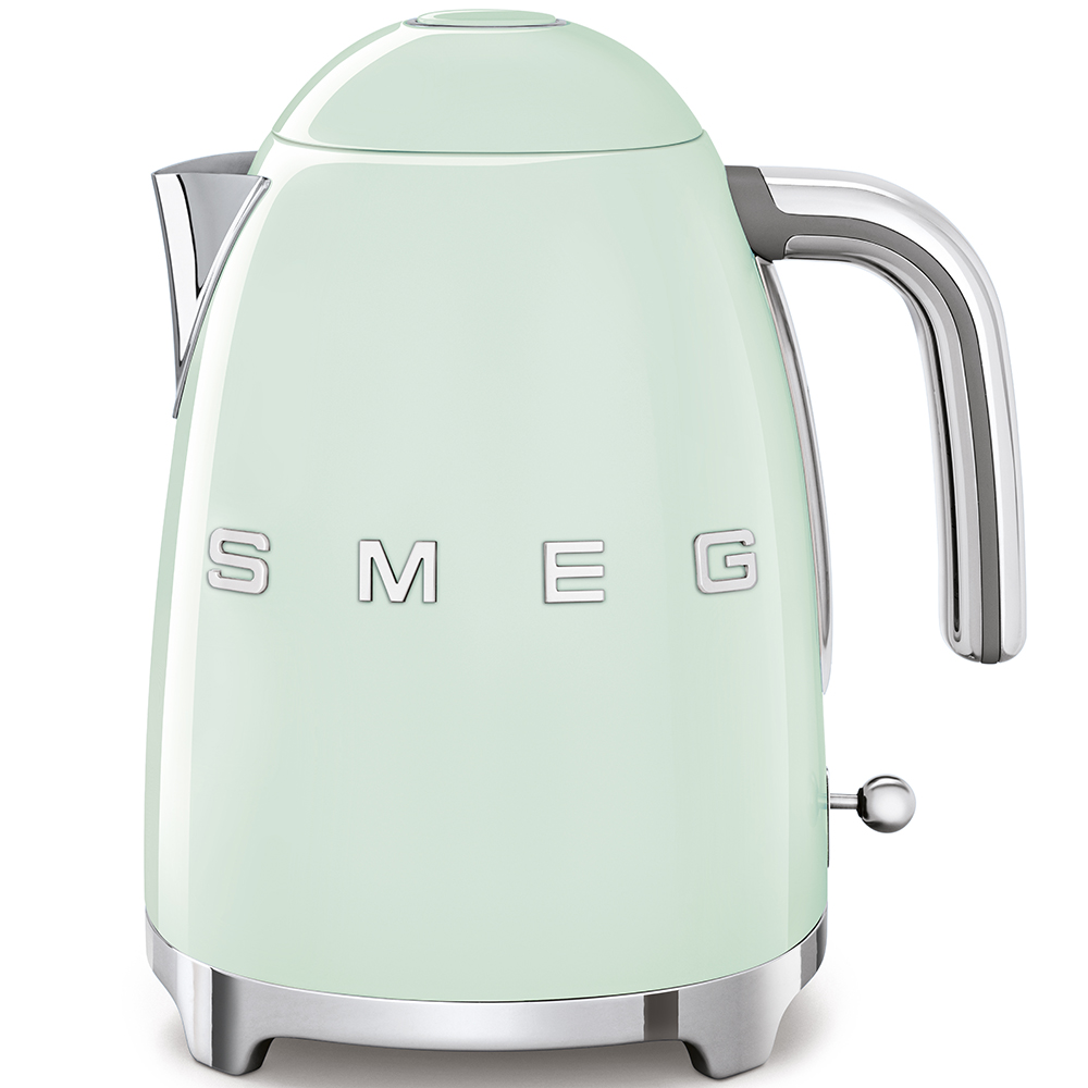 

Чайник SMEG стиль 50-х гг KLF03PGEU 1.7л. 2400Вт, скрытый нагревательный элемент, нержавеющая сталь, пастельный зеленый (KLF03PGEU), KLF03PGEU