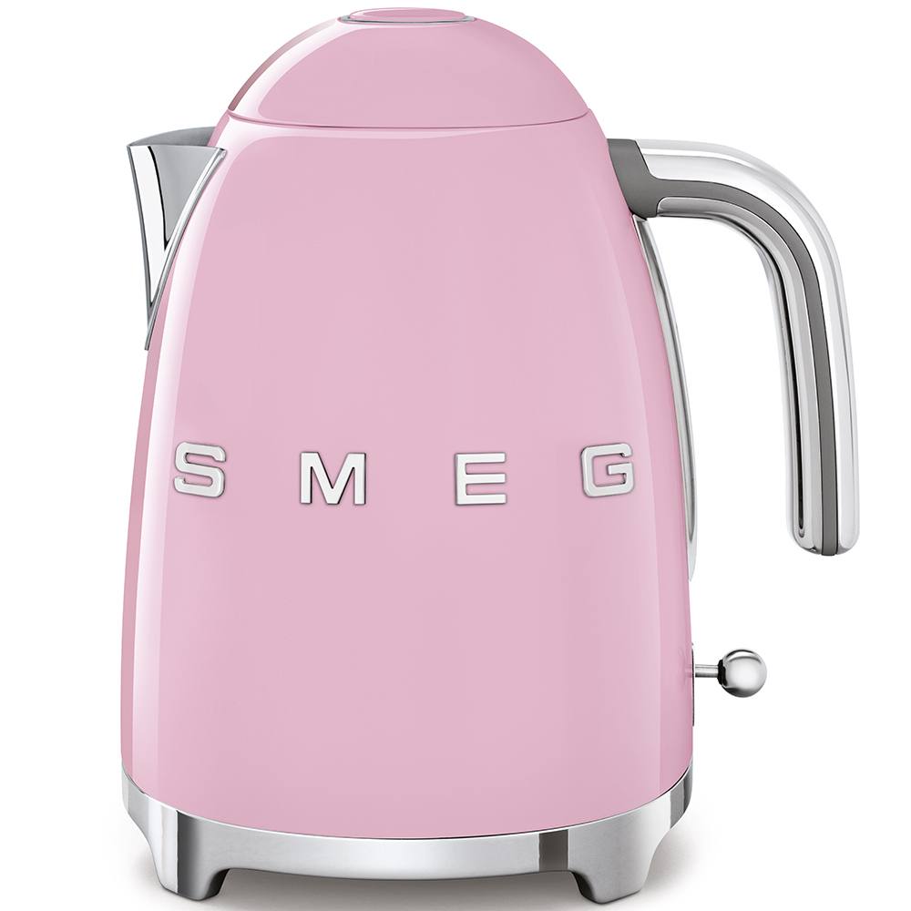 

Чайник SMEG стиль 50-х гг KLF03PKEU 1.7л. 2400Вт, скрытый нагревательный элемент, нержавеющая сталь, розовый (KLF03PKEU), KLF03PKEU