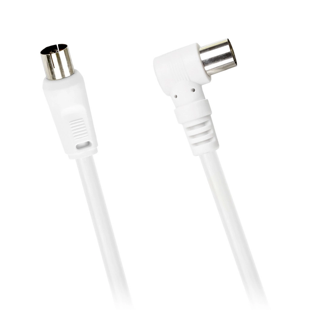 

Кабель TV(M)-TV(F) угловой, 3м, серый Smartbuy (K-TV123), 0