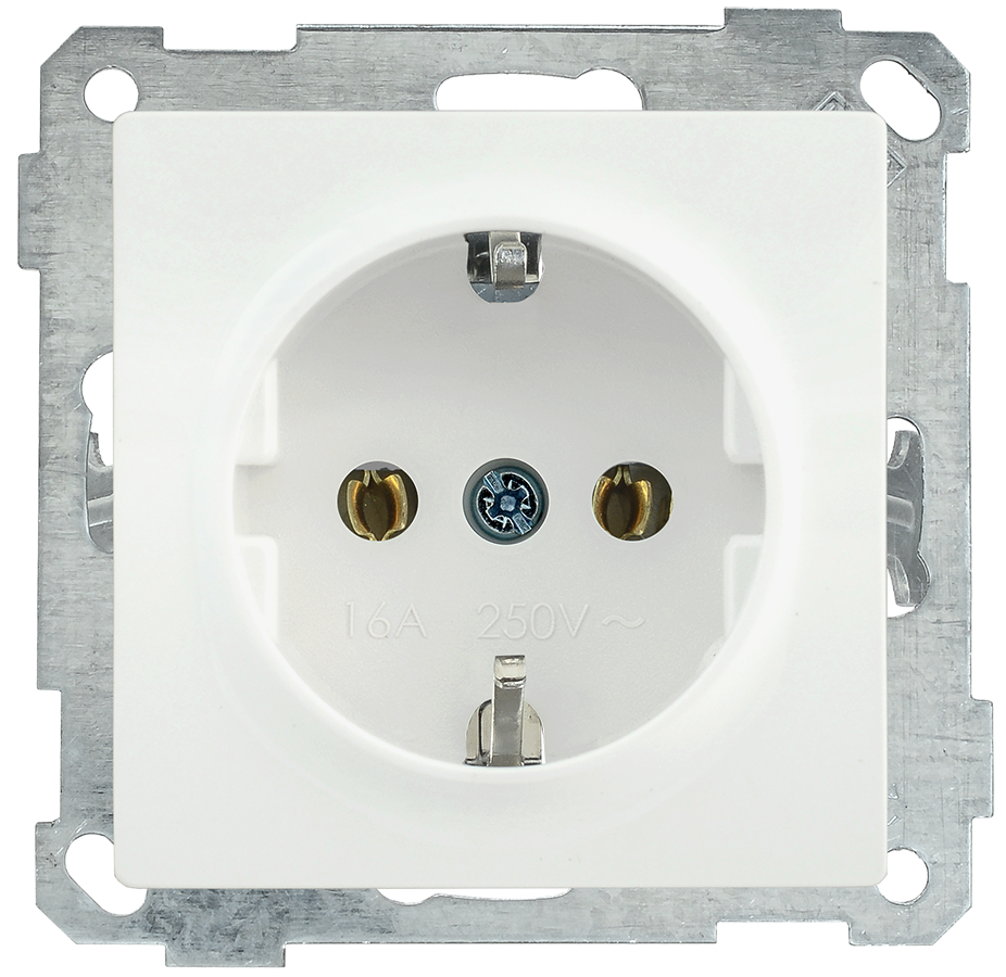 

Розетка IEK Bolero РС11-1-0-Б, скрытый монтаж, однопостовая, с з/к, 16A, механизм с накладкой без рамки, IP20, белый (ERB11-K01-16-1), РС11-1-0-Б