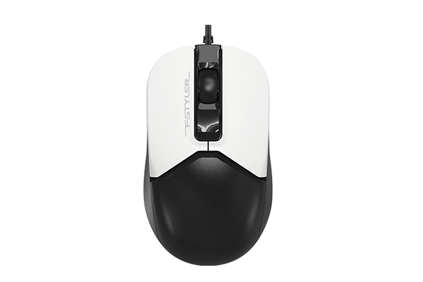 

Мышь проводная A4Tech Fstyler FM12 Panda, 1200dpi, оптическая светодиодная, USB, черный/белый (FM12), Fstyler FM12 Panda