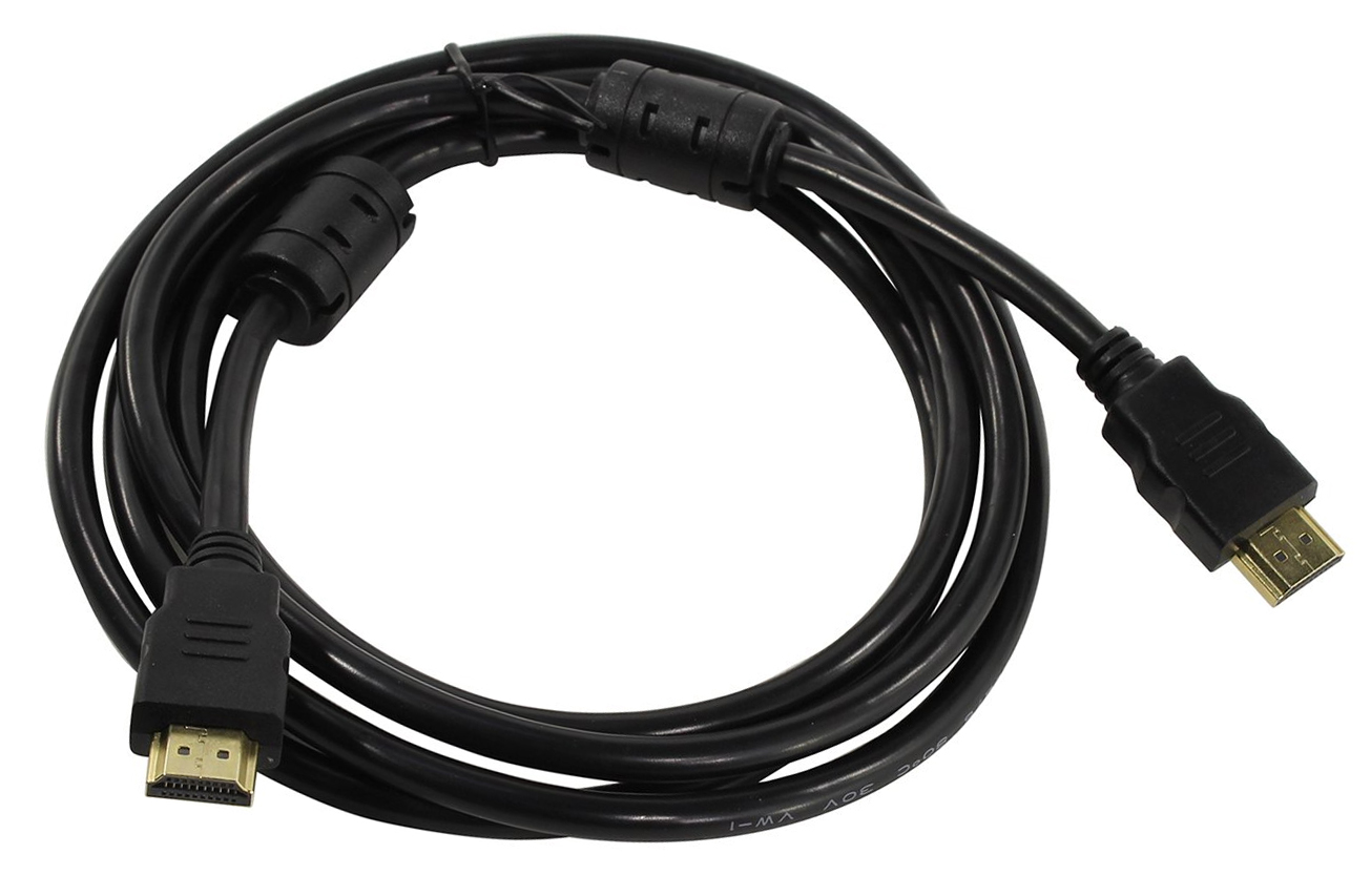 

Кабель HDMI(19M)-HDMI(19M) v2.0, 10 м, черный 5bites