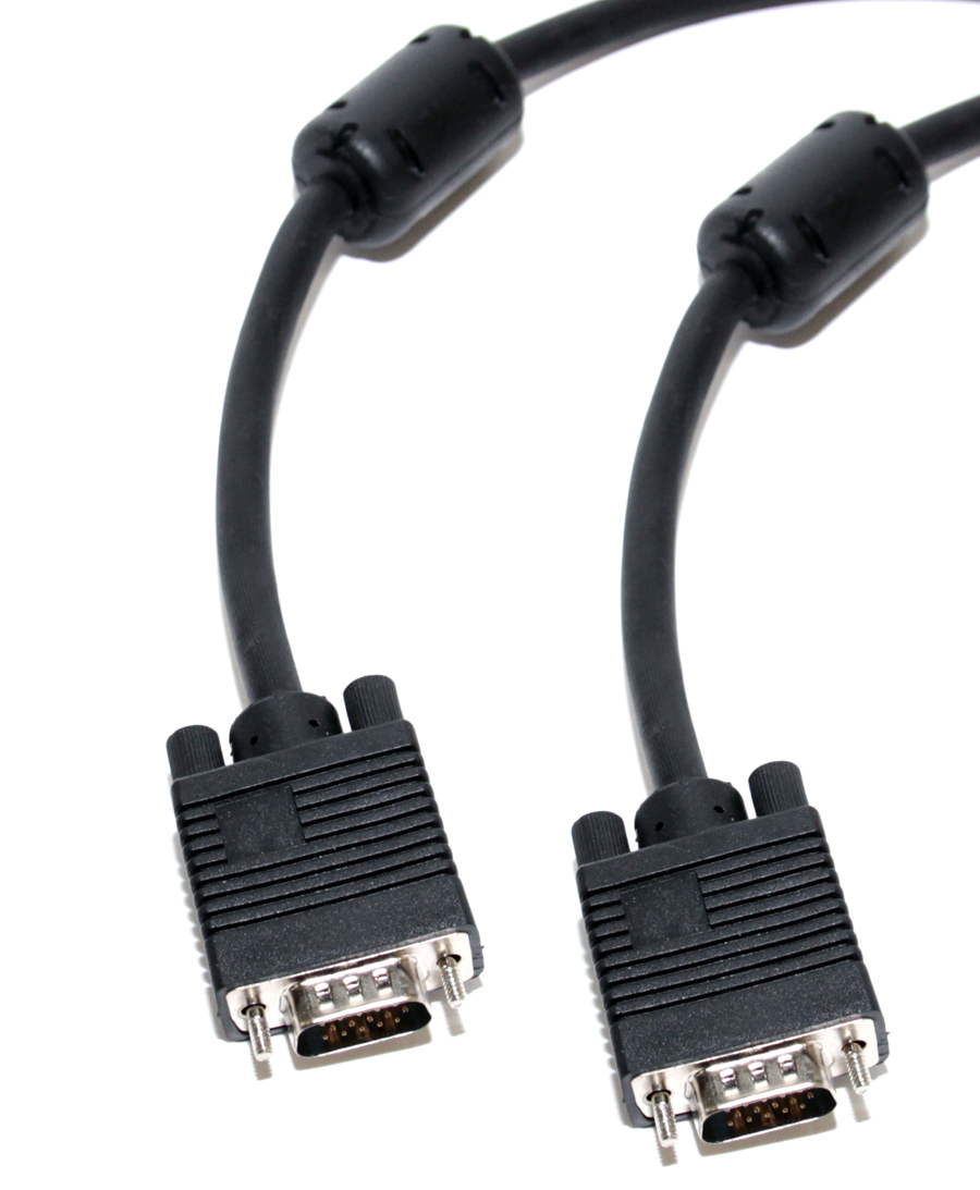 

Кабель VGA(15M)-VGA(15M), 30 м, черный 5bites