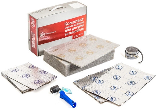 

Шумоизоляция STP Эконом, рассчитан на 2-е двери, в комплект входит: Вибропласт Silver 183х250 мм - 10 шт, Вибропласт Silver 250х366 мм - 4 шт, Бипласт 5 K 15х2000 мм - 3 шт, Акцент 8 KC 250х366 - 10 шт, прикаточный валик маленький (01190-01-00), Эконом