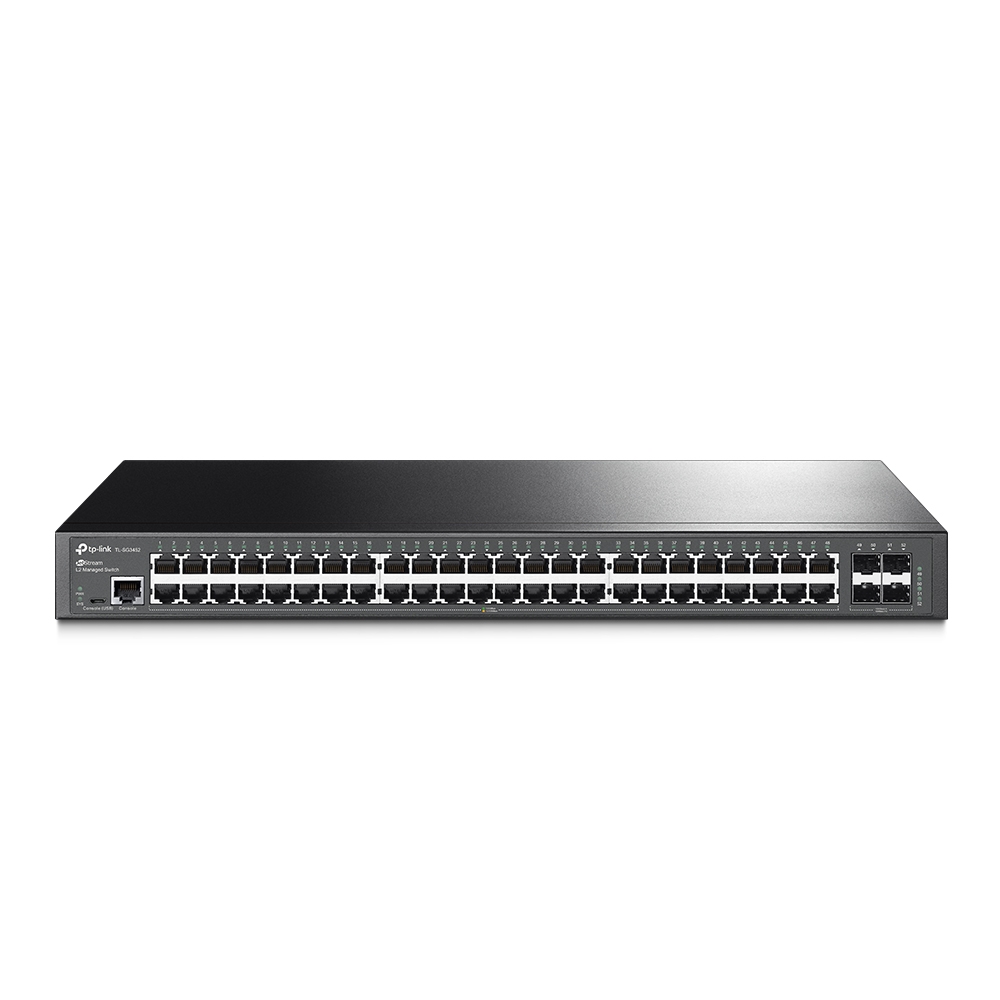 

Коммутатор TP-LINK TL-SG3452, управляемый, кол-во портов: 48x1 Гбит/с, кол-во SFP/uplink: SFP 4x1 Гбит/с, установка в стойку (TL-SG3452), TL-SG3452