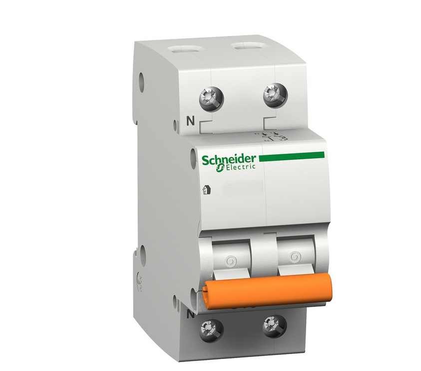 

Выключатель автоматический Schneider Electric ВА63 Домовой 1P+N 40A C 4.5кА (11217), ВА63