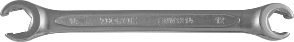 

Ключ гаечный накидной разрезной 10x12 мм, CrV, кованый, Thorvik FNW1012, FNW1012
