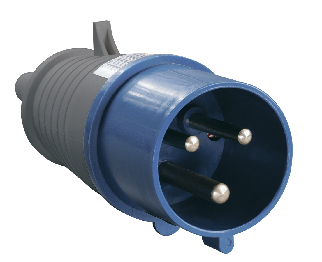 Вилка переносная ССИ-023 2P+PE 32А 200-250В IP44 IEK (PSR01-032-3)