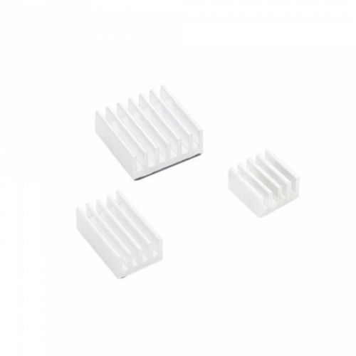 Набор радиаторов ACD 3 in 1 Heat Sink Set для Raspberry Pi 4B, белый