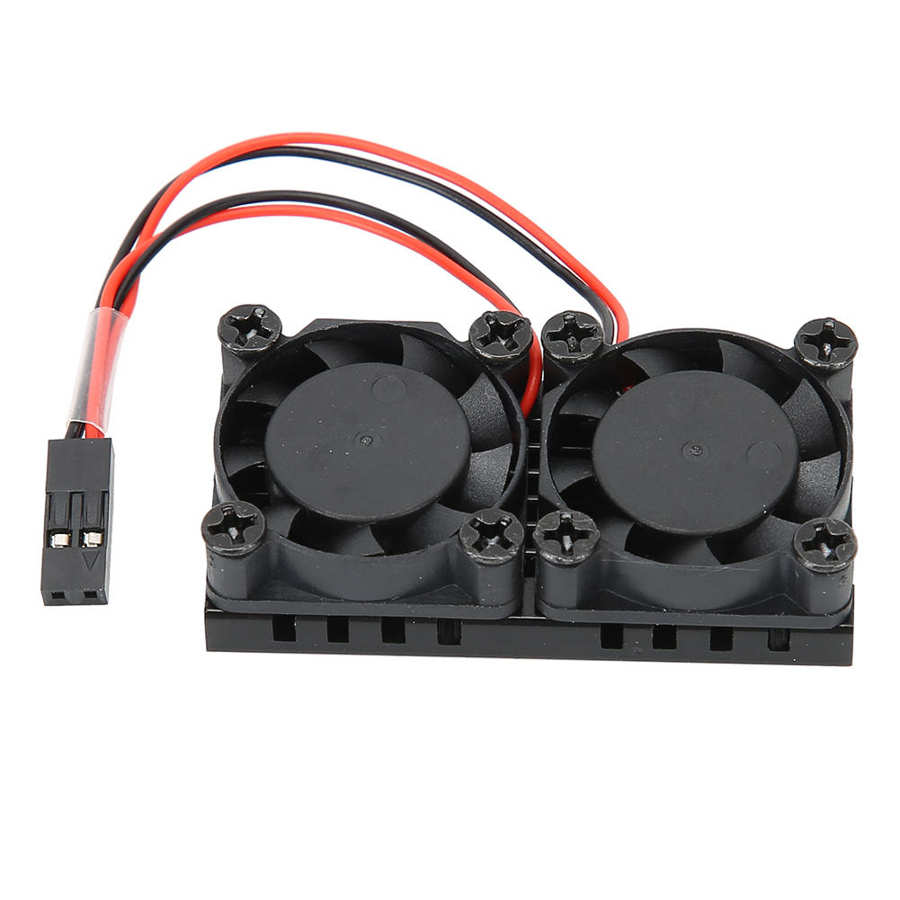 Охлаждение ACD Double Fans для Raspberry Pi 3B+/4B, черный