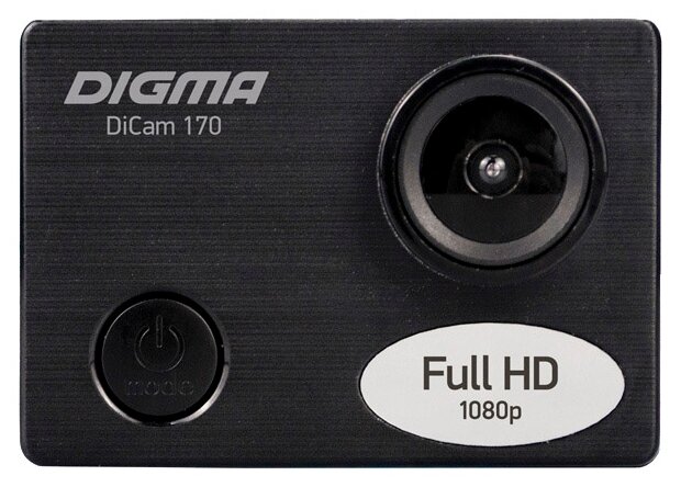 

Экшн-камера Digma DiCam 170, черный (плохая упаковка)(DC170), DiCam 170