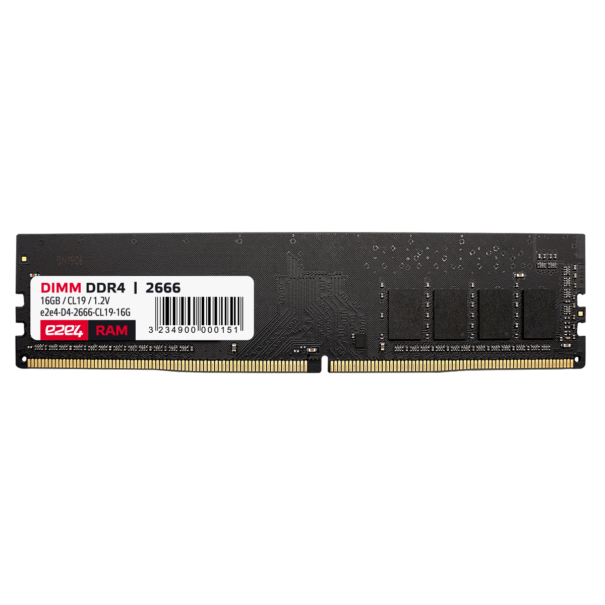 Память DDR4 DIMM 16Gb, 2666MHz e2e4 (D4-2666-CL19-16G)