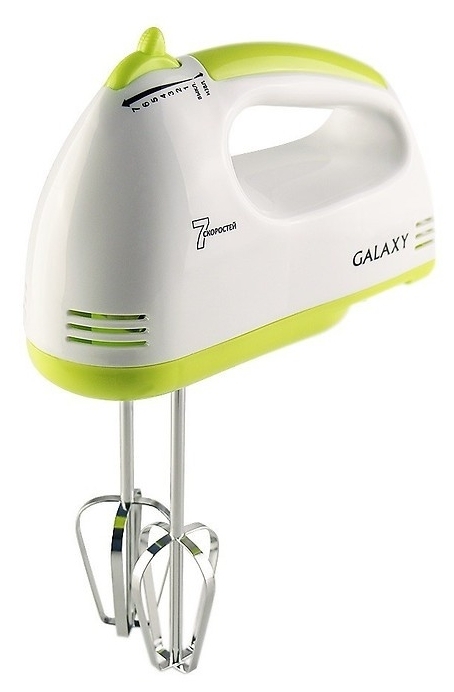 

Миксер ручной Galaxy GL2206 200Вт, белый/зеленый (GL2206), GL2206