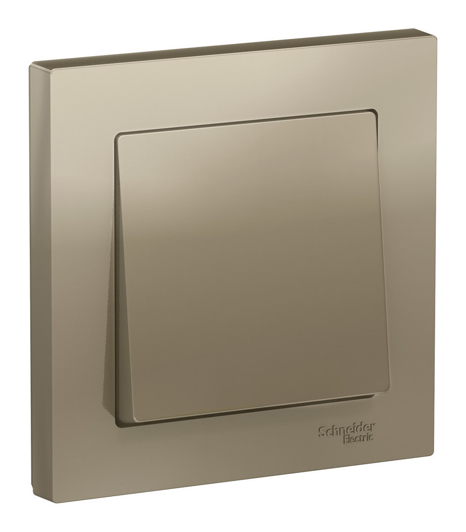 

Выключатель Schneider Electric AtlasDesign, 1кл., скрытый монтаж, в сборе, шампань (ATN000512)