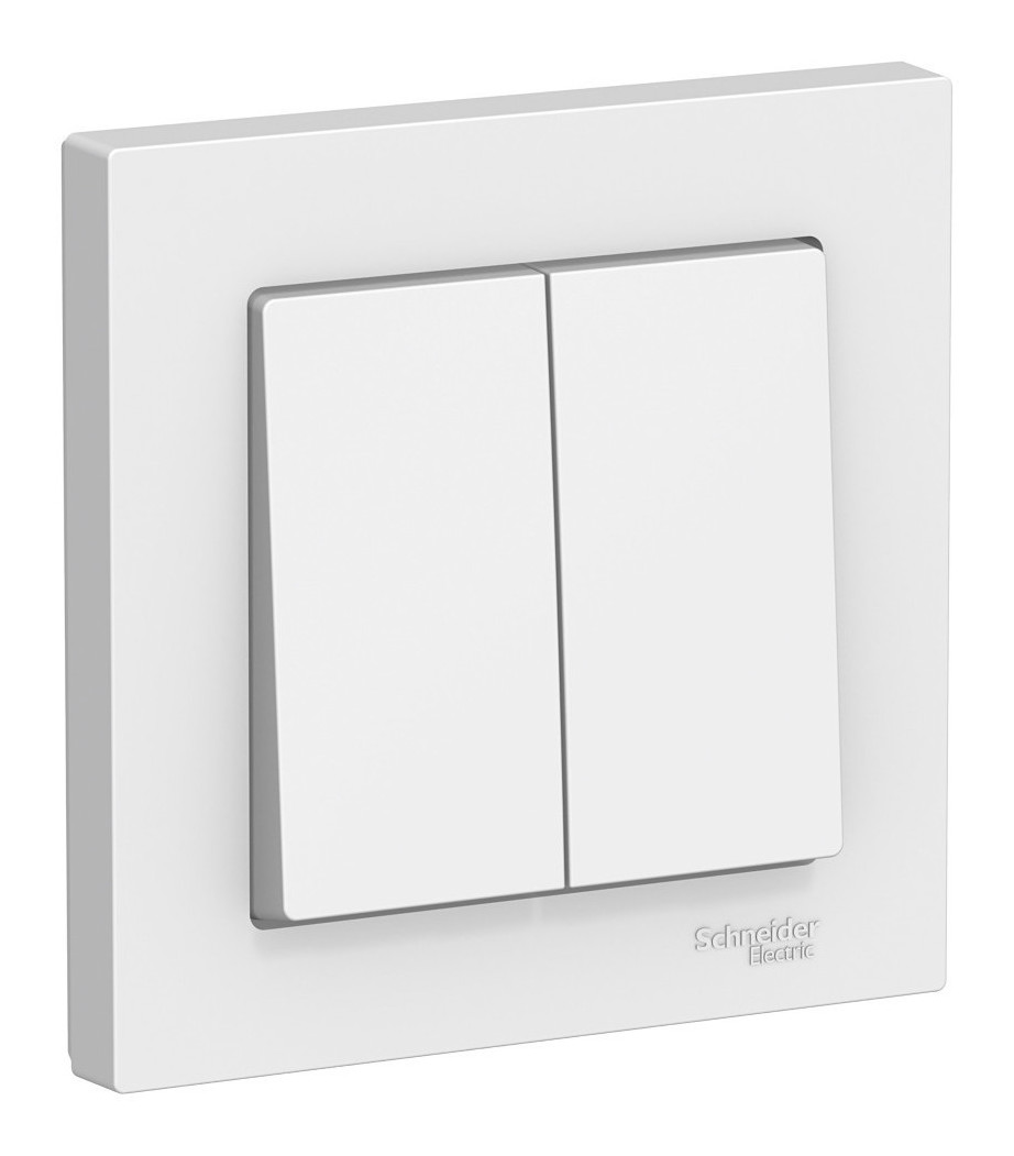 

Выключатель Schneider Electric AtlasDesign, 2кл., скрытый монтаж, в сборе, белый (ATN000152)