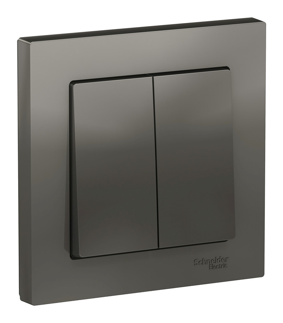 

Выключатель Schneider Electric AtlasDesign, 2кл., скрытый монтаж, в сборе, СТАЛЬ (ATN000952)