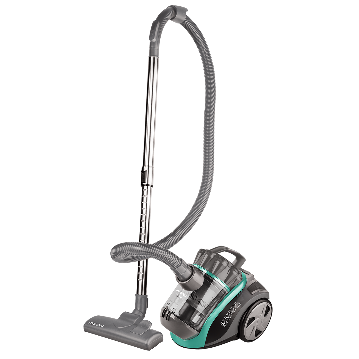 

Пылесос Hyundai H-VCC09 1800Вт, 2л, 4м, мятный (H-VCC09), H-VCC09