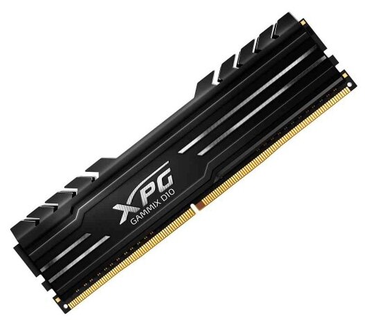 

Память DDR4 DIMM 8Gb, 3200MHz, CL16, 1.35 В, ADATA, XPG GAMMIX D10 Black (AX4U32008G16A-SB10), AX4U32008G16A-SB10