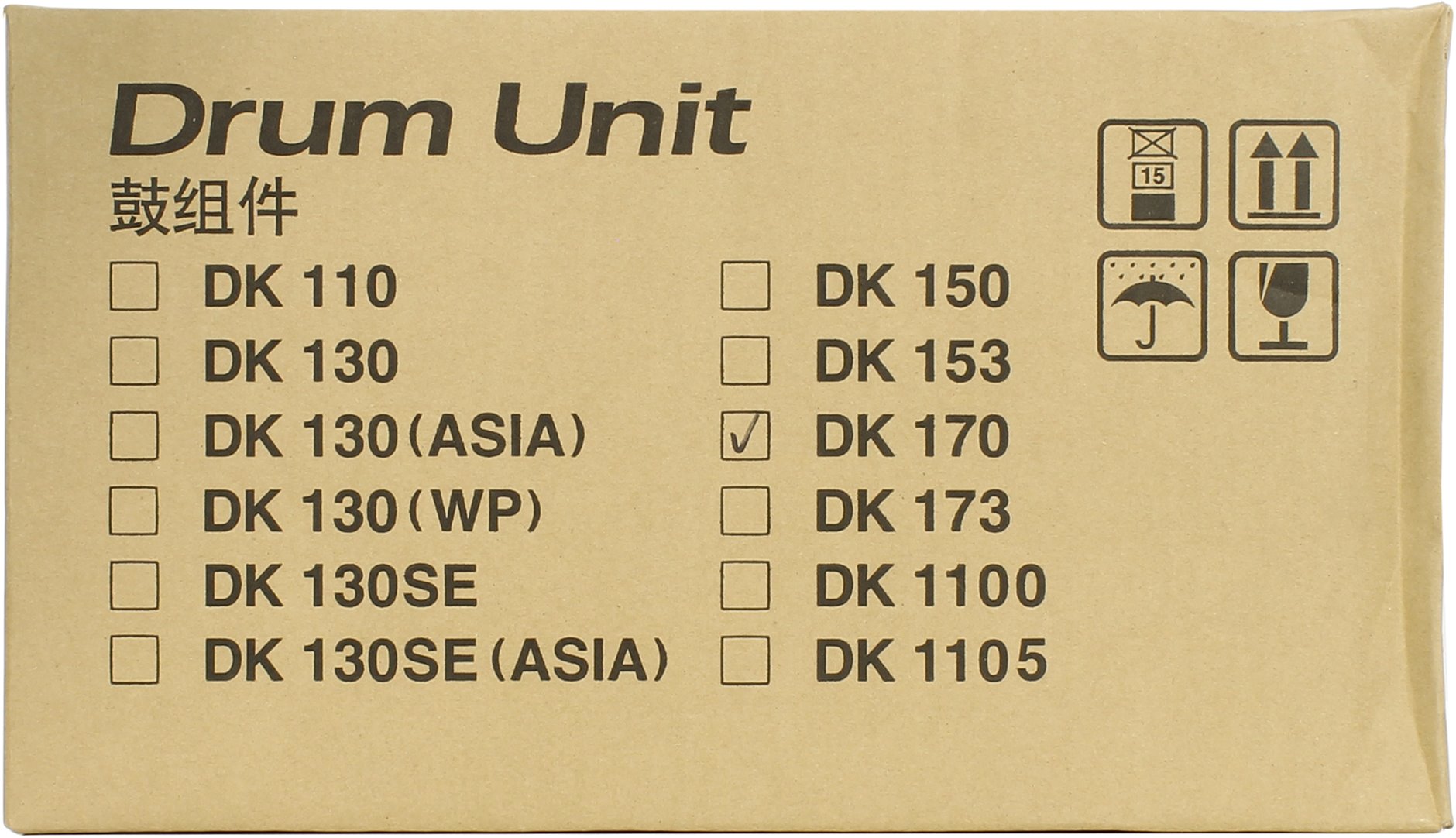Драм-картридж (фотобарабан) Kyocera DK-170/302LZ93060/302LZ93061, черный