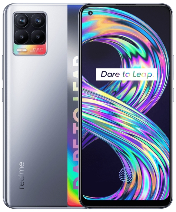 

Смартфон Realme 8, 6.4" 1080x2400 AMOLED, MediaTek Helio G95, 6Gb RAM, 128Gb, 3G/4G, NFC, Wi-Fi, BT, 4xCam, 2-Sim, 5000 мА⋅ч, USB Type-C, Android 11, серебристый (5991883), 8