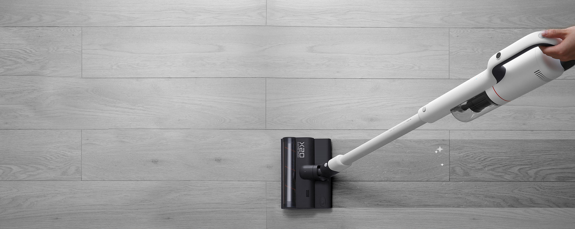 Вертикальный пылесос Xiaomi Roidmi Cordless Vacuum Cleaner X20 Taiji Color, 138Вт, питание от аккумулятора, белый/черный (XCQ06RM)