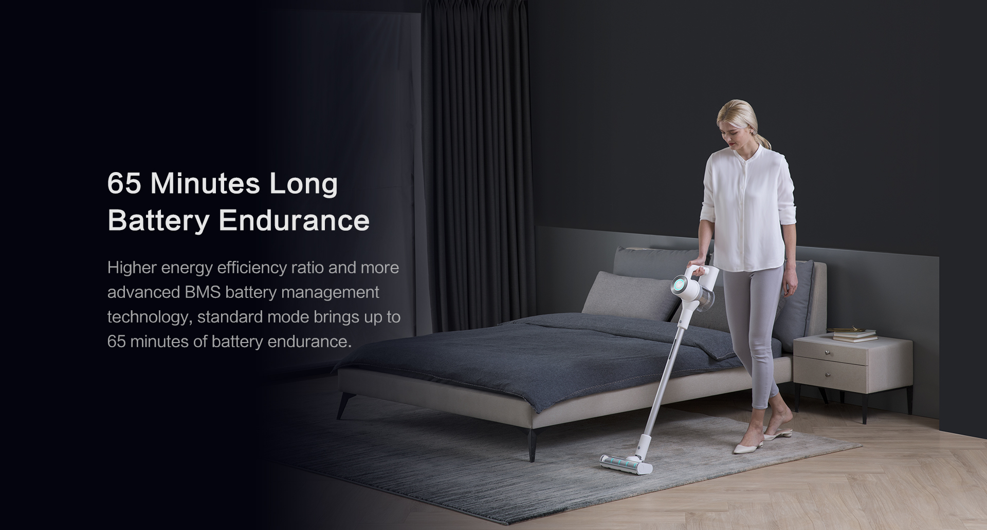 

Вертикальный пылесос XCLEA Cordless Vacuum Cleaner P10 White, 385 Вт, питание от аккумулятора, белый (QYXCQ01 / KA2401A-3000800EU), Cordless Vacuum Cleaner P10 White