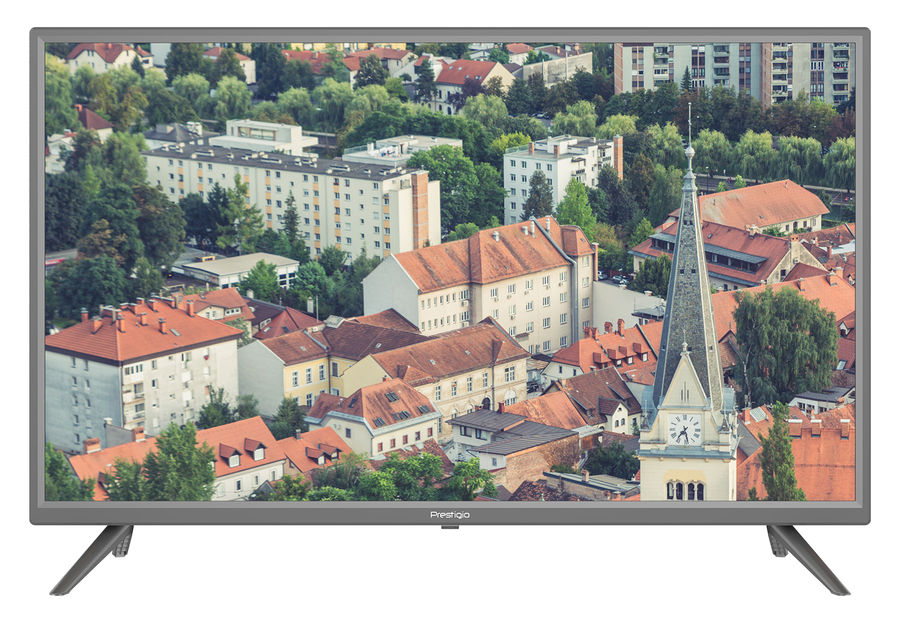 

Телевизор 32" PRESTIGIO PTV32SS04Z, HD, 1366x768, DVB-T /T2 /C, HDMIx3, USBx2, WiFi, Smart TV, темно-серый, (PTV32SS04Z_CIS_ML), PTV32SS04Z