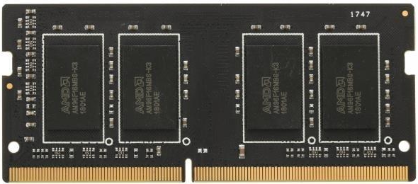 

Память DDR4 SODIMM 16Gb, 2133MHz, CL15, 1.2 В, AMD, Radeon R7 Performance Series (R7416G2133S2S-U O), R7416G2133S2S-U OEM