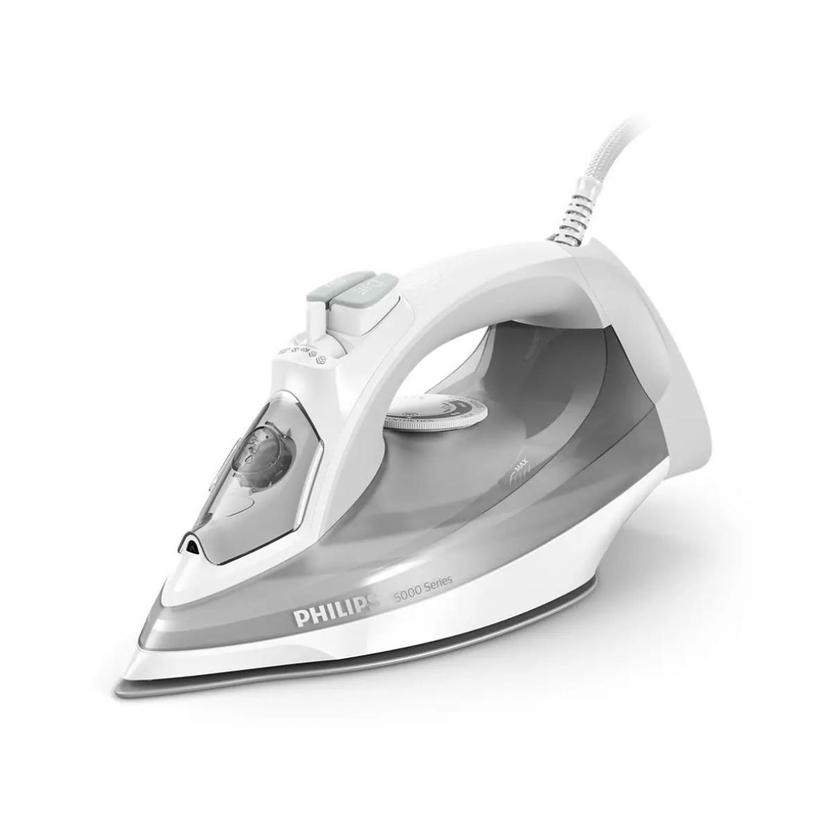 

Утюг Philips DST5010/10 2.4 кВт, длина шнура 2 м, белый/серый (DST5010/10), DST5010/10