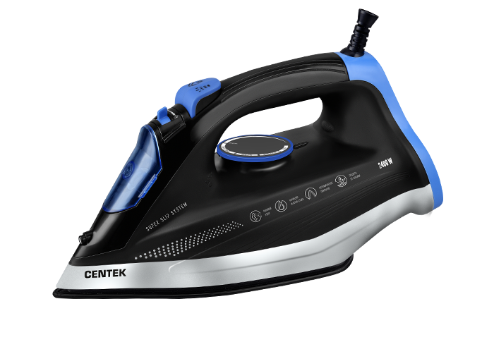 

Утюг Centek CT-2315 2400Вт, -, черный/голубой (03.03.01.000002279), CT-2315