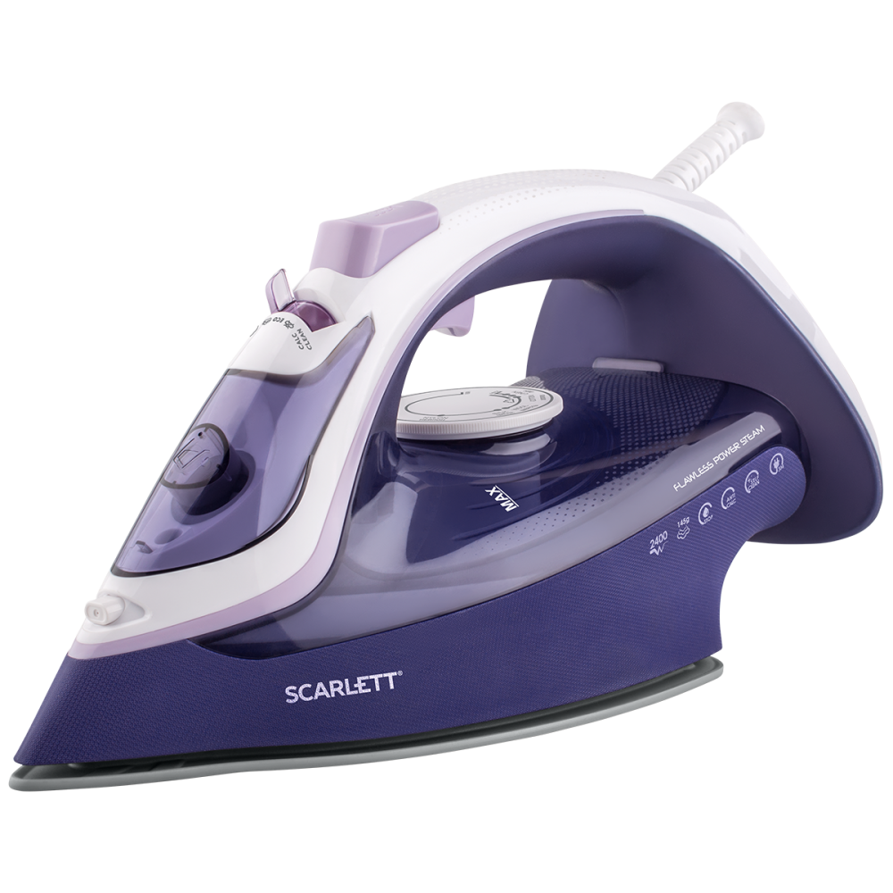 Утюг Scarlett SC-SI30K37 2400Вт, 3 м, фиолетовый/белый (SC-SI30K37), цвет фиолетовый/белый - фото 1