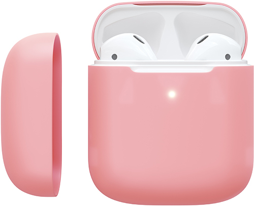 Чехол Red Line, силиконовый для Apple AirPods 1 и 2, Розовый (УТ000019396 )