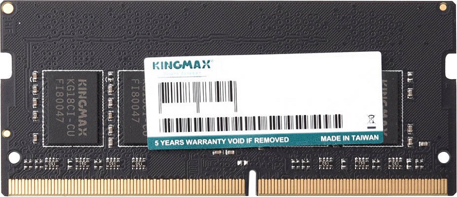 

Память DDR4 SODIMM 16Gb, 2666MHz, CL19, 1.2 В, Kingmax (KM-SD4-2666-16GS), KM-SD4-2666-16GS