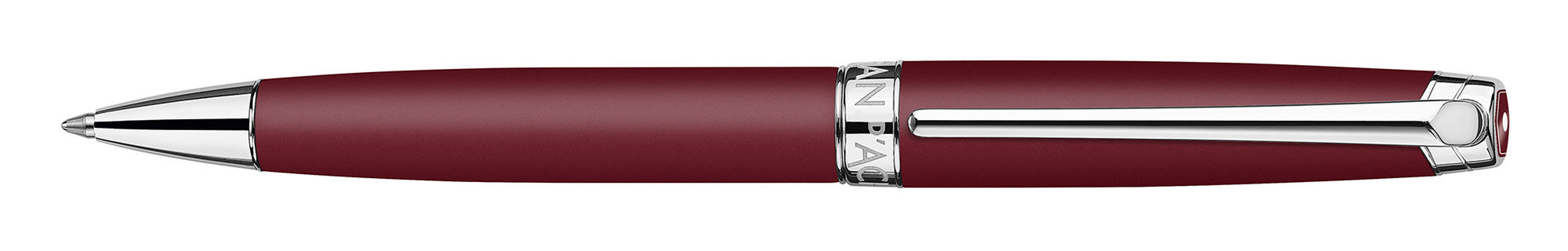 

Ручка шариковая автомат CARANDACHE Leman Burgundy 4789.085, черный, латунь лакированная, подарочная упаковка (4789.085), 4789.085