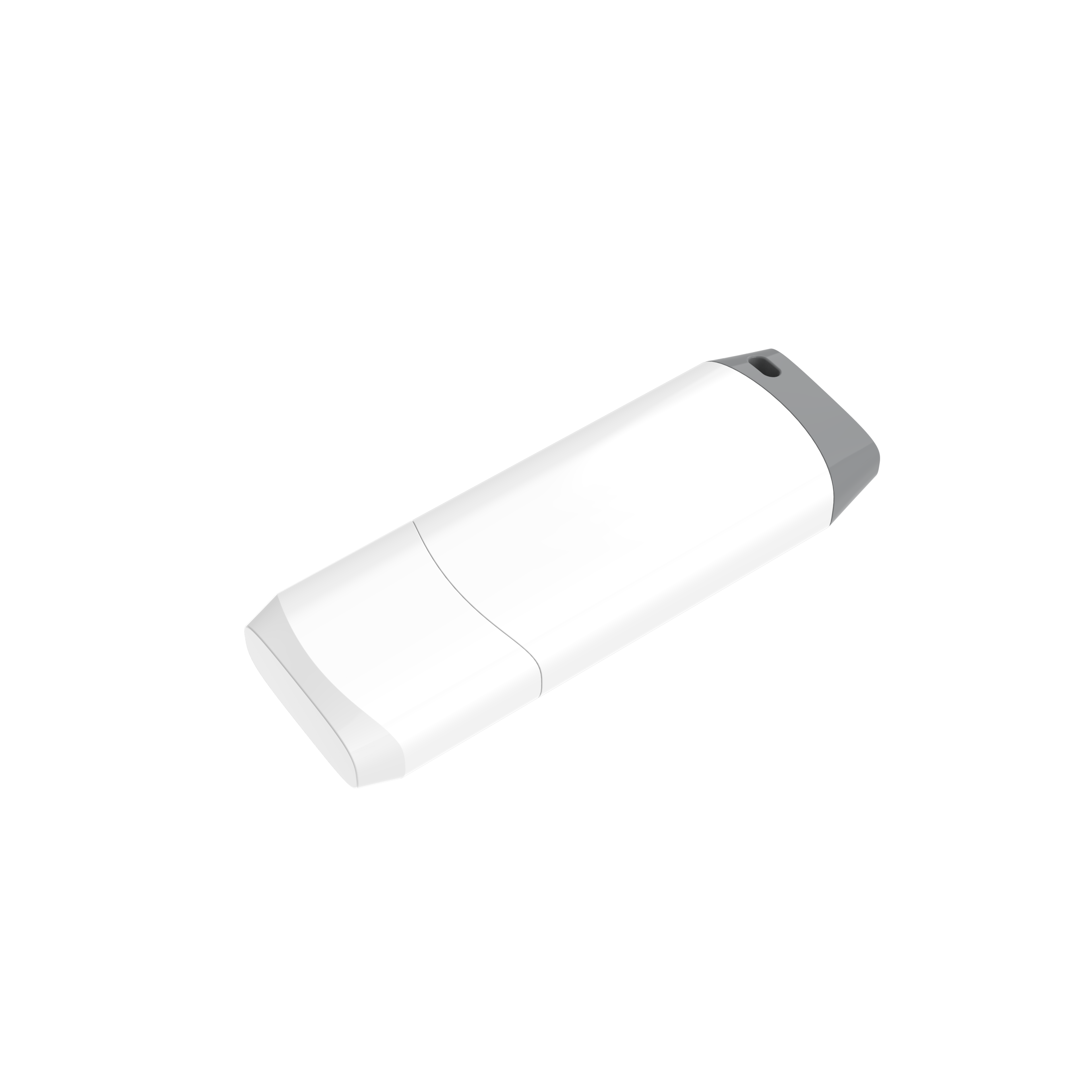 Флешка 64Gb USB 2.0 OEM под нанесение логотипа U181, белый (NTU181U2064GW)