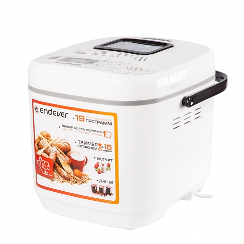 

Хлебопечь ENDEVER SKYLINE MB-61 650Вт, белый, SKYLINE MB-61