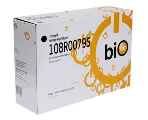 

Картридж лазерный Bion PT108R00795 (108R00795), черный, 10000 страниц, совместимый для Xerox Phaser 3635
