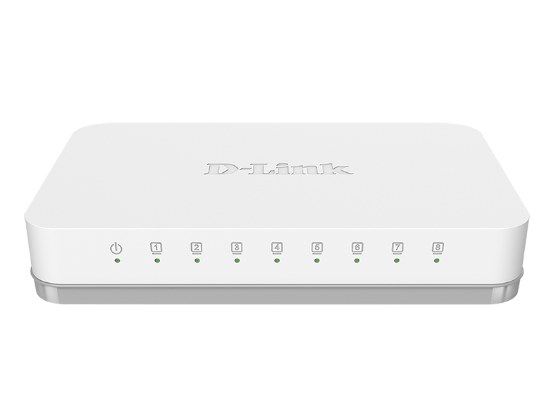 Коммутатор D-Link DGS-1008A, 8x1 Гбит/с