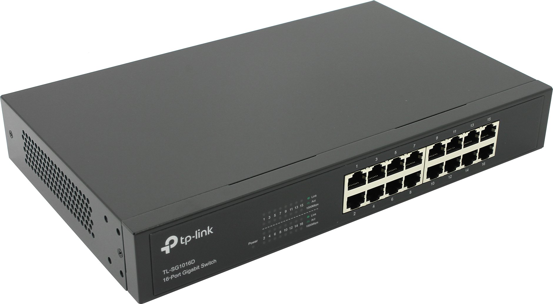 Коммутатор TP-Link TL-SG1016D, 16x1 Гбит/с