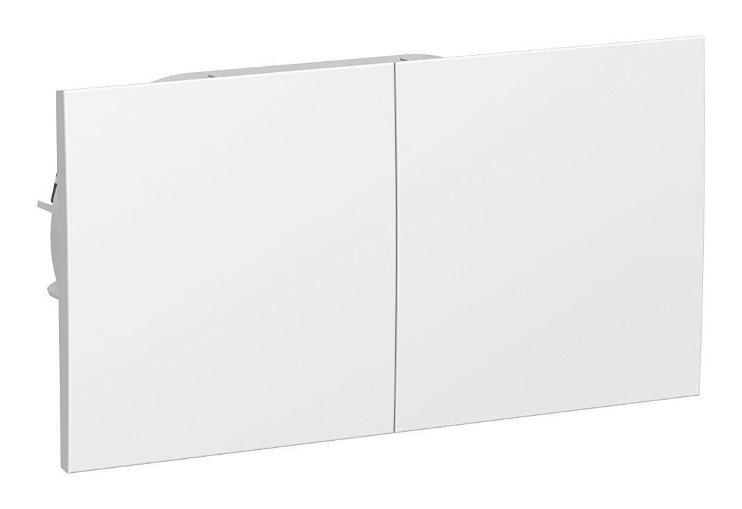 

Розетка Schneider Electric AtlasDesign, скрытый монтаж, 2-х постовая, с з/к, со шторками, с крышкой, 16A, в сборе, IP20, белый (ATN000128)