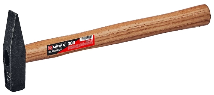 

Молоток слесарный, рукоять дерево, боек 300 г, MIRAX 20034-03, 20034-03
