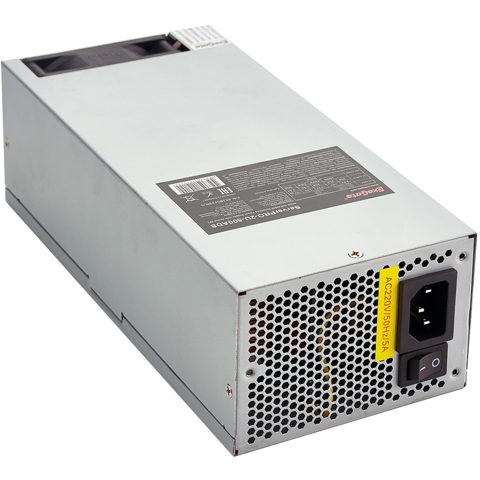 

Блок питания ExeGate ServerPRO-2U-800ADS, 2U, 800Вт, 80 Plus (EX280431RUS), ServerPRO-2U-800ADS
