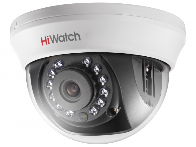 

Камера HD-TVI HiWatch DS-T201(B) 3.6 мм внутренняя, купольная, 2Мпикс, CMOS, до 25 кадров/с, до 1920x1080, ИК подсветка 20 м, -20 - +45, белый, DS-T201(B)