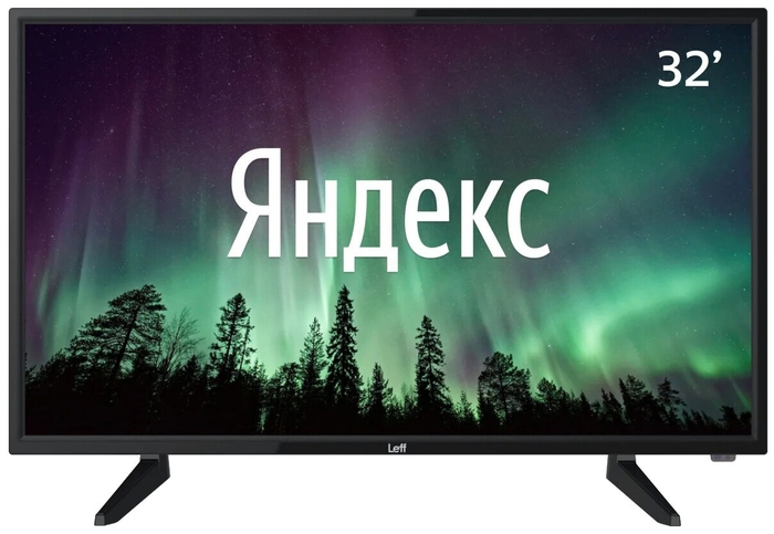 

Телевизор 32" Leff 32H520T, HD, 1366x768, DVB-T /T2 /C, HDMIx3, USBx2, WiFi, Smart TV, черный, (32H520T), 32H520T