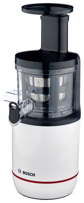 

Соковыжималка шнековая вертикальная Bosch MESM500W 150Вт, белый/черный (MESM500W), MESM500W