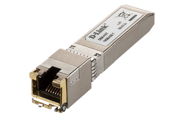 

Модуль SFP+ D-Link DEM-410T/A1A, 100 м, RJ-45, 10 Гбит/с (DEM-410T/A1A), DEM-410T/A1A