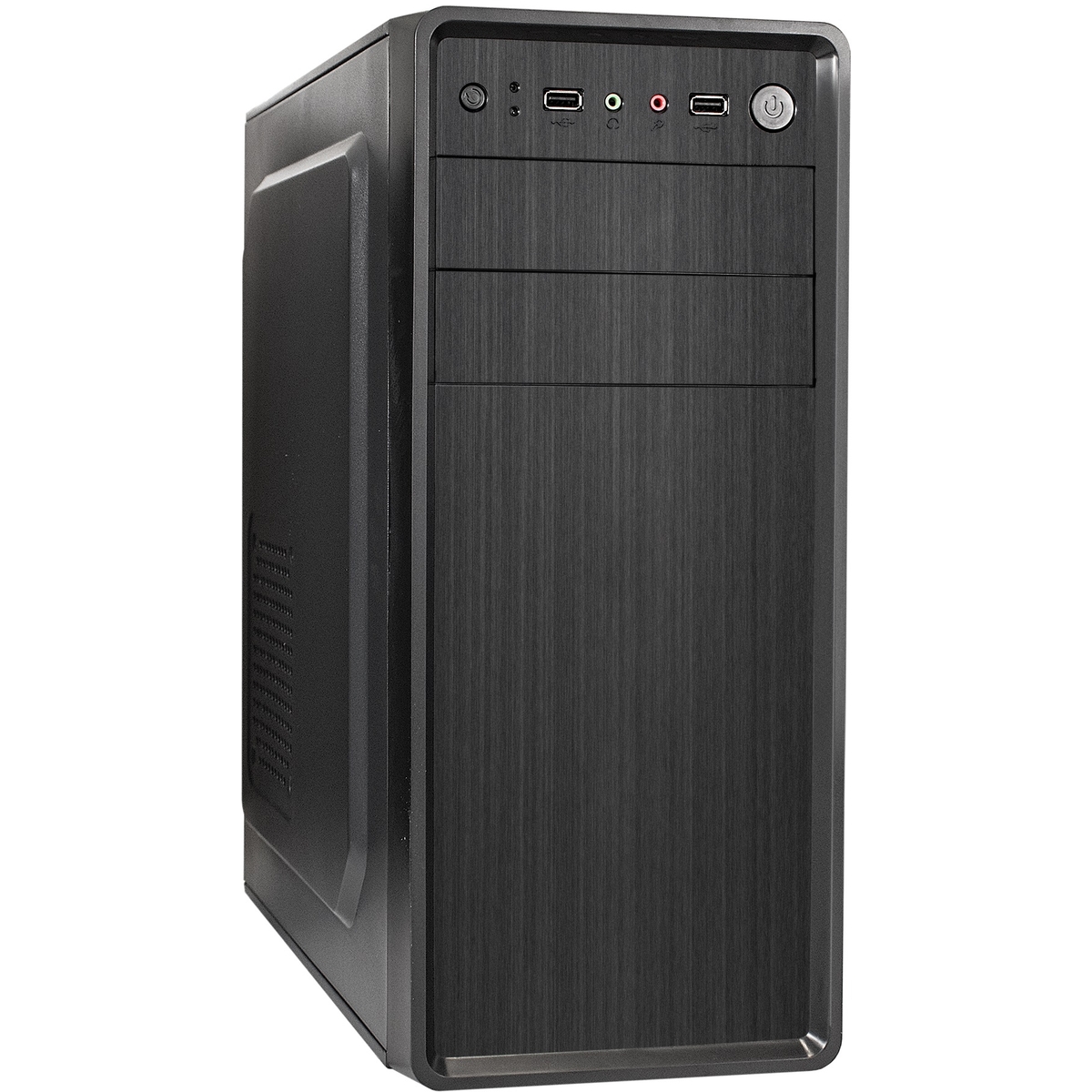 Корпус ExeGate XP-401, ATX, Midi-Tower, черный, без БП (EX283729RUS)